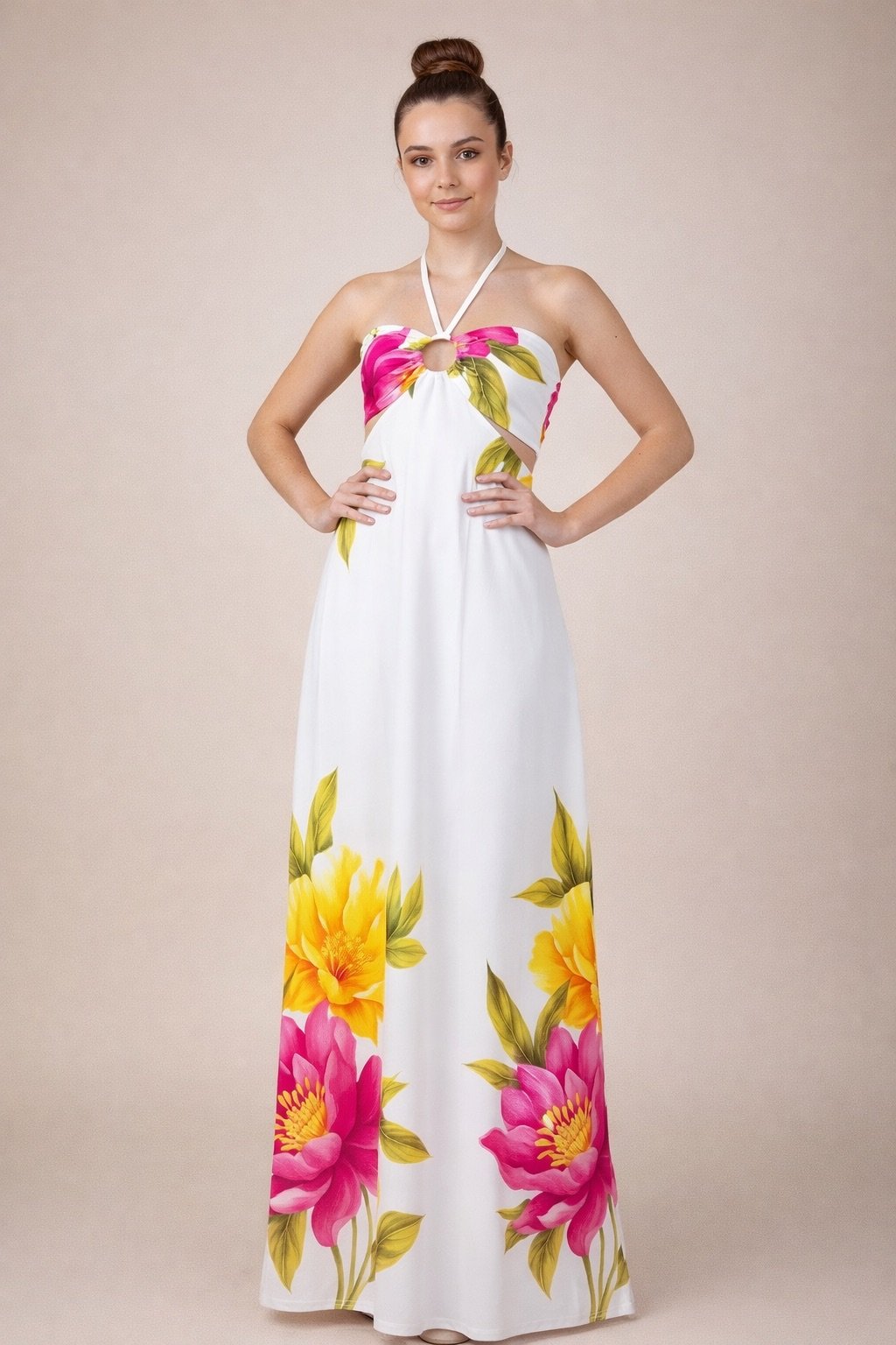 Alternative view of Vestido Longo Juvenil Casual Elegante Menina Moça 12 A 16 Anos
