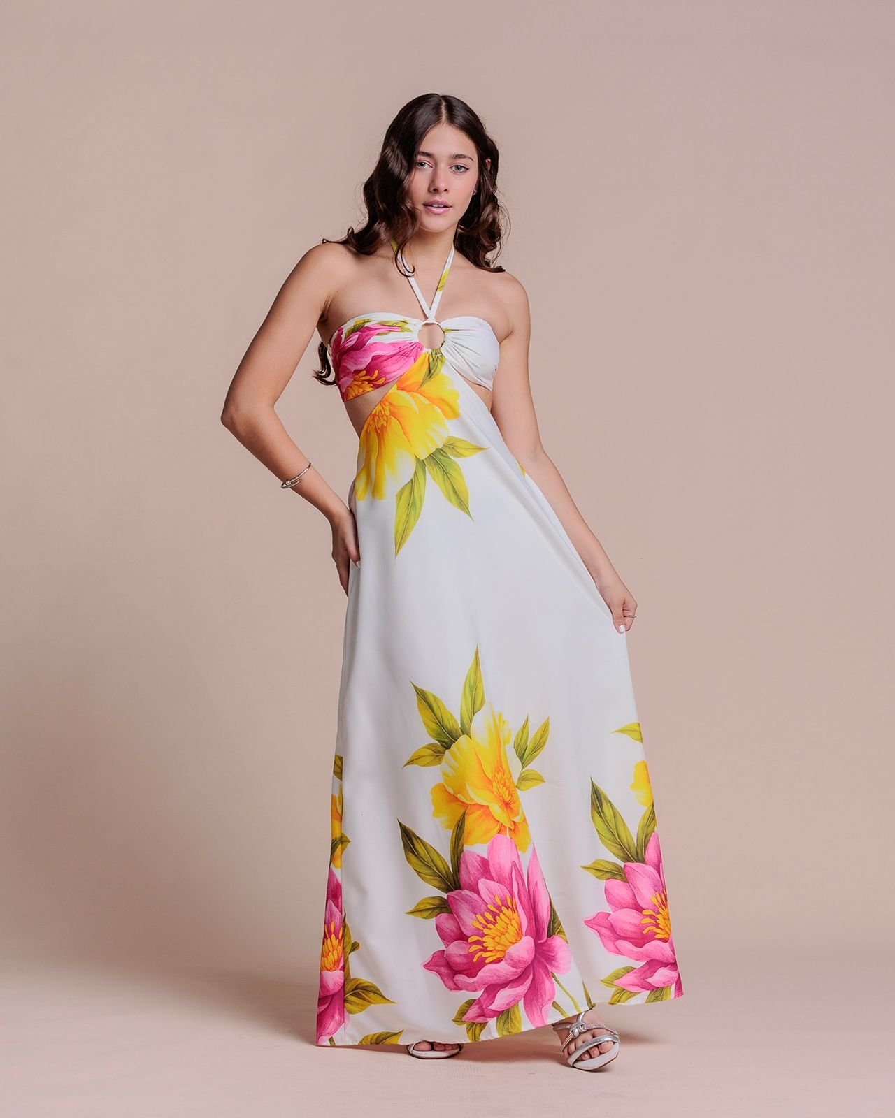 Vestido Longo Juvenil Casual Elegante Menina Moça 12 A 16 Anos 4 Vestido Longo Juvenil Casual