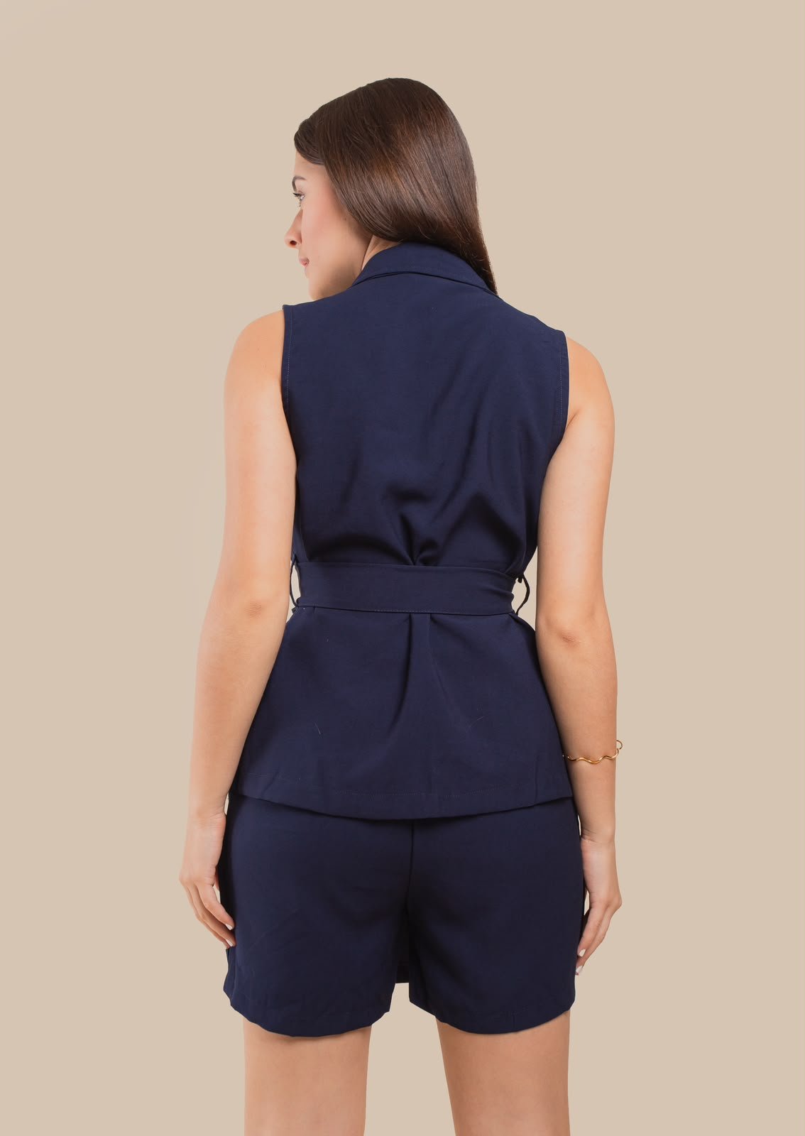 Alternative view of Conjunto Colete Longo Juvenil