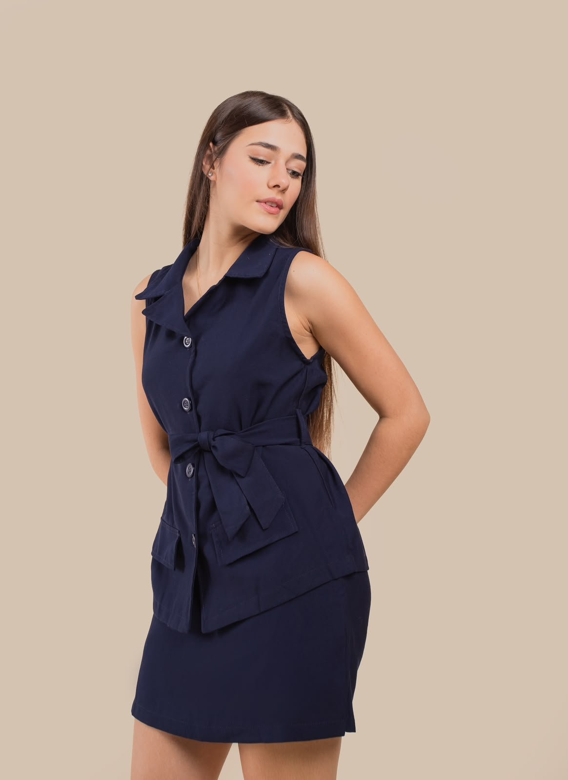 Conjunto Colete Longo Juvenil 6 Conjunto Colete Longo Juvenil - Imagem 6