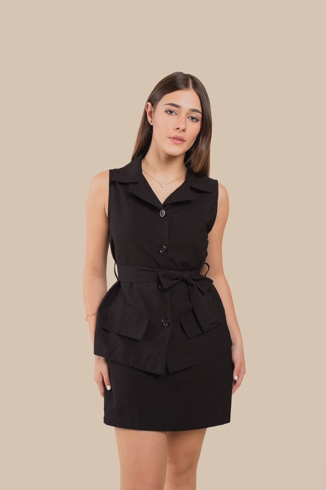 Conjunto Colete Longo Juvenil 15 Conjunto Colete Longo Juvenil - Imagem 15