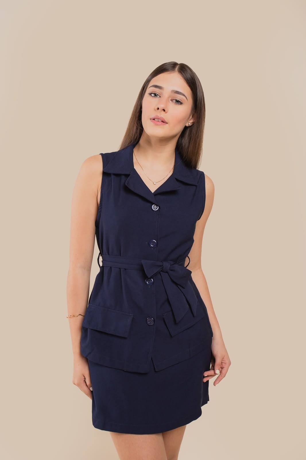 Conjunto Colete Longo Juvenil 7 Conjunto Colete Longo Juvenil - Imagem 7
