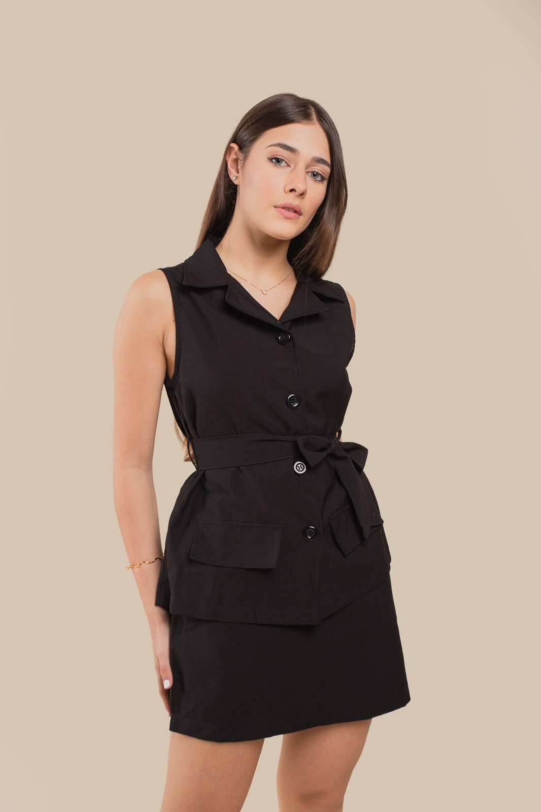 Conjunto Colete Longo Juvenil 19 Conjunto Colete Longo Juvenil - Imagem 19